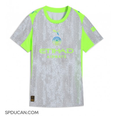 Zenski Nogometni Dres Manchester City Nico Gonzalez #14 Rezervni 2025-26 Kratak Rukav Zenski Nogometni Dres Manchester City Nico Gonzalez #14 Rezervni 2025-26 Kratak Rukav